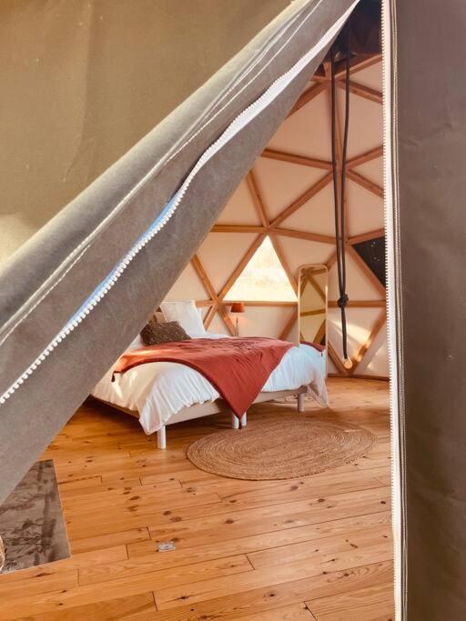 Dome Insolite Cedre Jacuzzi Et Petits Dejeuners Inclus Lagraulet-du-Gers Exteriör bild