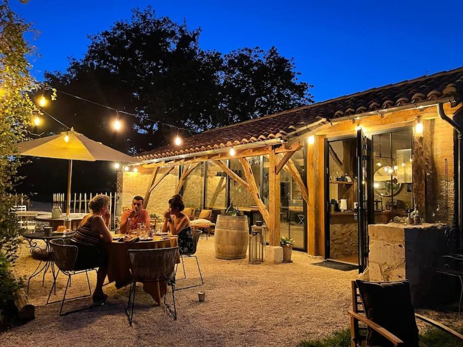 Dome Insolite Cedre Jacuzzi Et Petits Dejeuners Inclus Lagraulet-du-Gers Exteriör bild