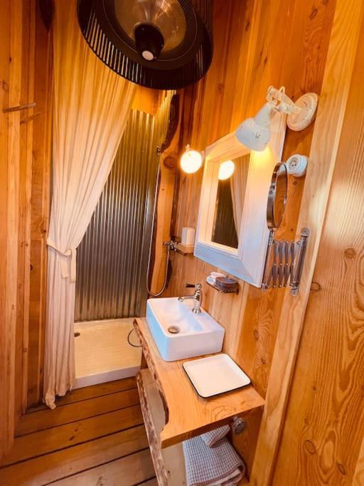 Dome Insolite Cedre Jacuzzi Et Petits Dejeuners Inclus Lagraulet-du-Gers Exteriör bild