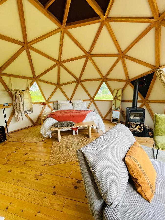 Dome Insolite Cedre Jacuzzi Et Petits Dejeuners Inclus Lagraulet-du-Gers Exteriör bild